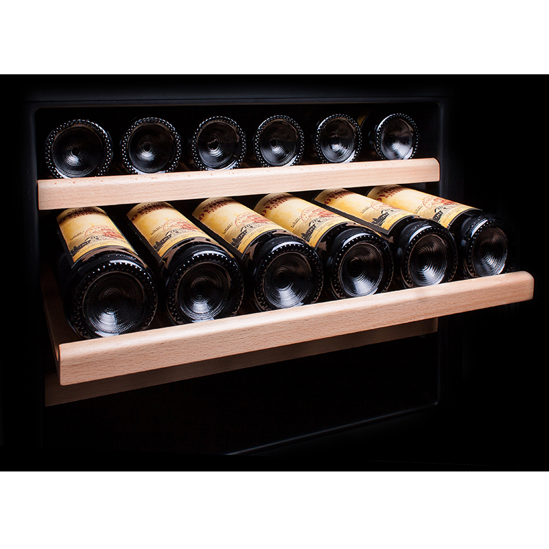 Встраиваемый винный шкаф Dunavox DX-24.56BBK (A)