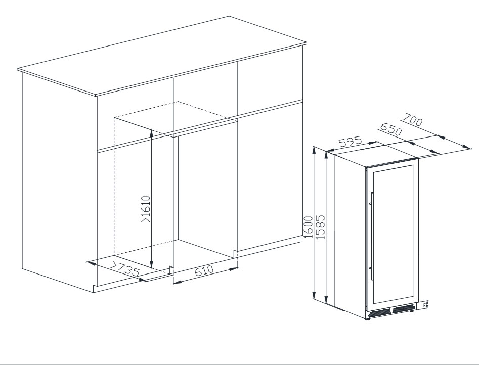 Винный холодильник Meyvel MV141PRO-KST2