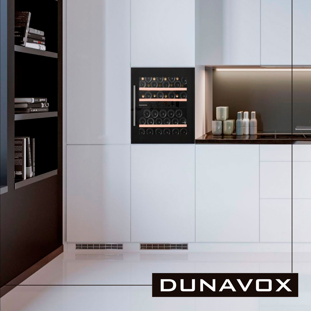 Встраиваемый винный холодильник Dunavox DAB-41.83DB