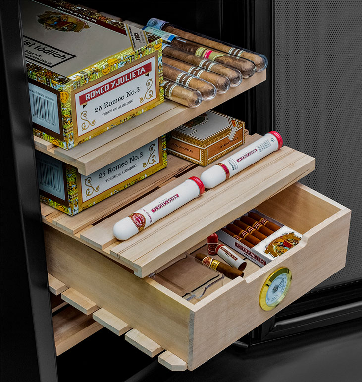 Шкаф для сигар хьюмидор Meyvel MC-48BT