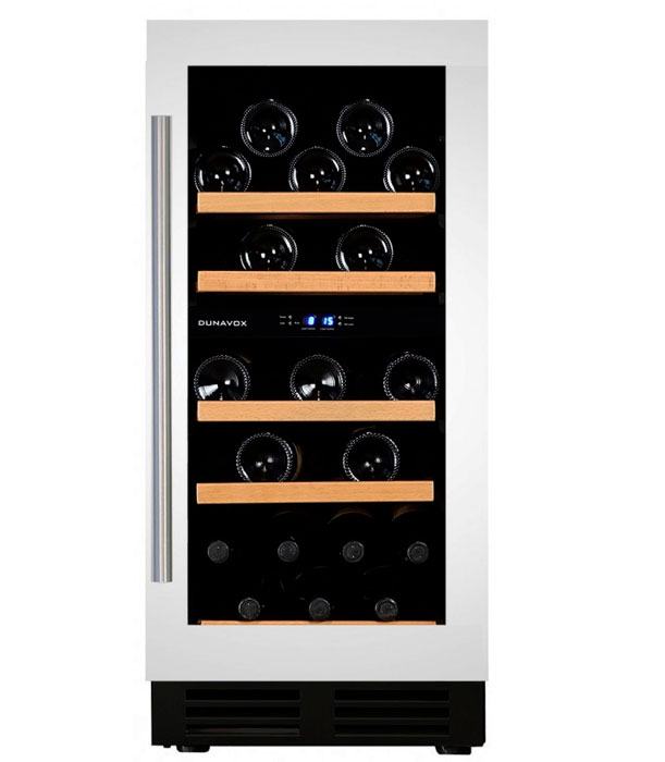 Встраиваемый винный холодильник Dunavox DAU-32.78DW