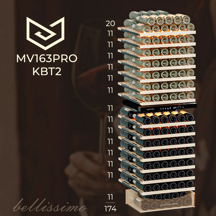 Винный холодильник Meyvel MV163PRO-KBT2