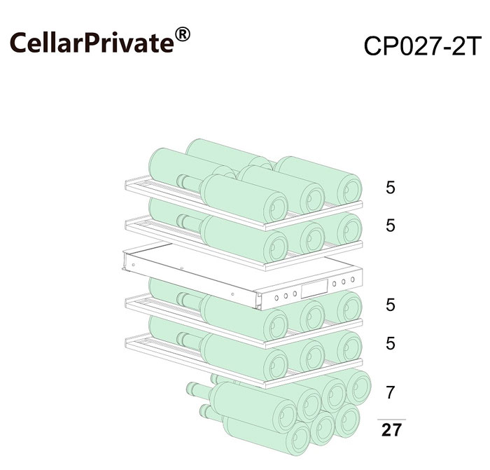 Винный шкаф Cellar Private CP027-2T